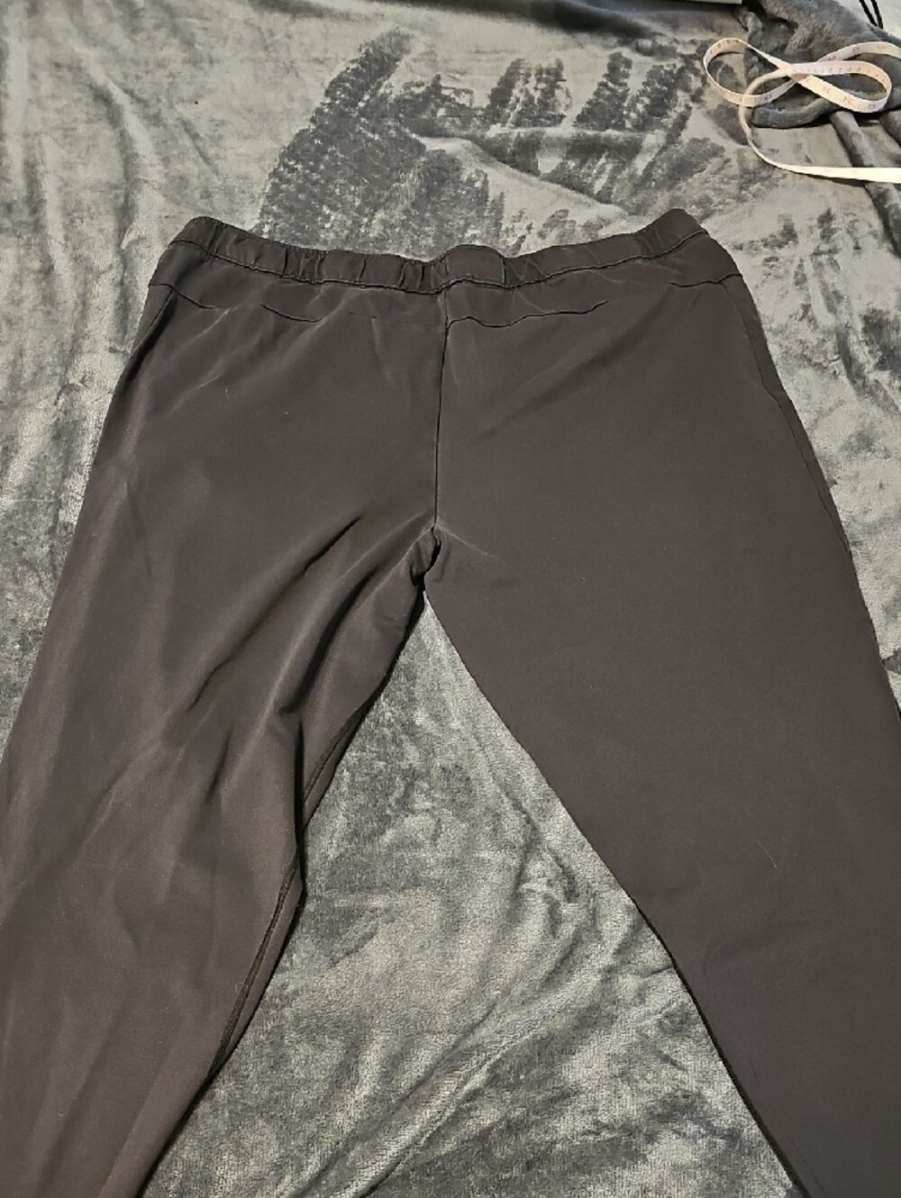 Russell Athletic Black Men's Jogger Pants with Branded Waistband - Picture 6 of 8
